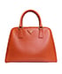 Pyramid Top Handle Bag, front view